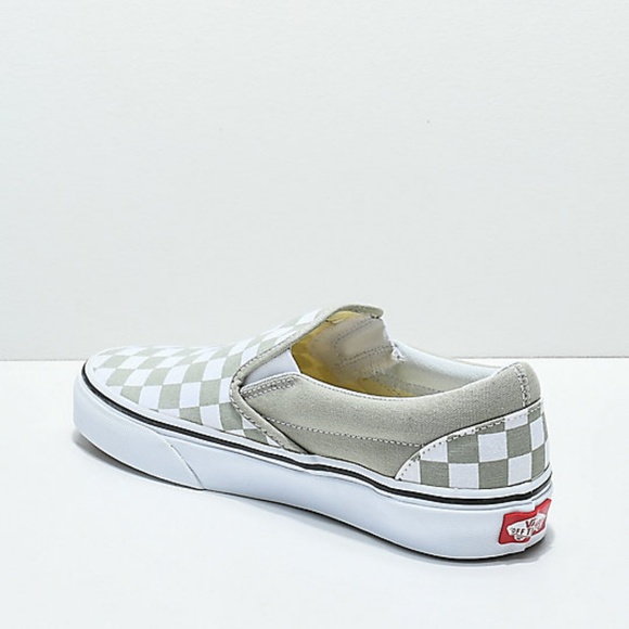 desert sage vans slip on